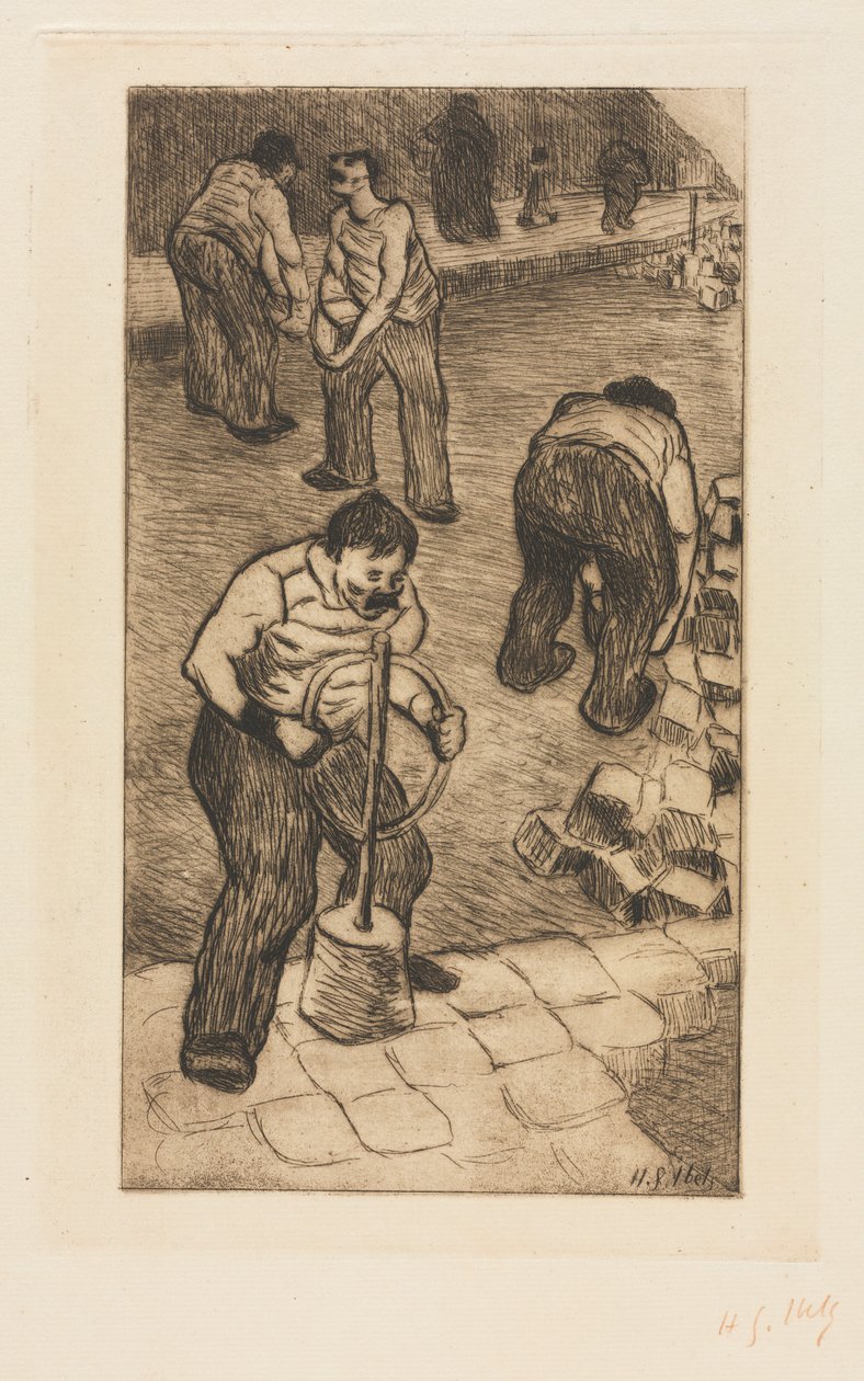 The Street Pavers od Henri Gabriel Ibels