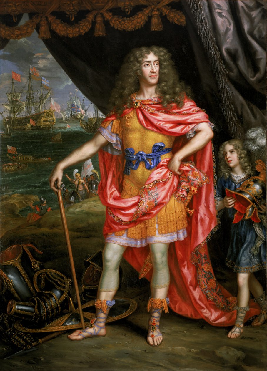 Jakub, vévoda z Yorku (1633-1701) od Henri Gascar
