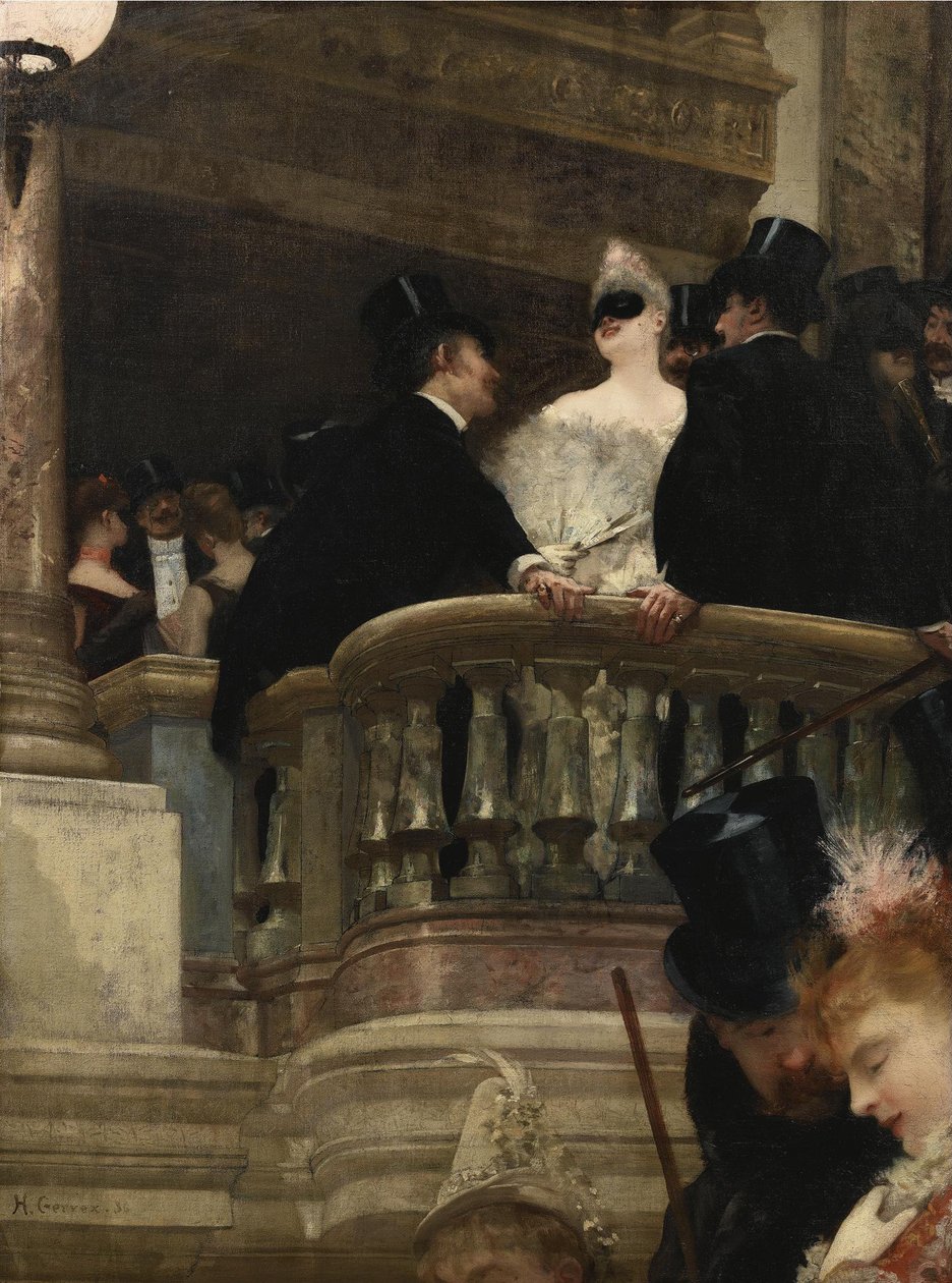 Maskovaný ples v Opeře, 1886 od Henri Gervex