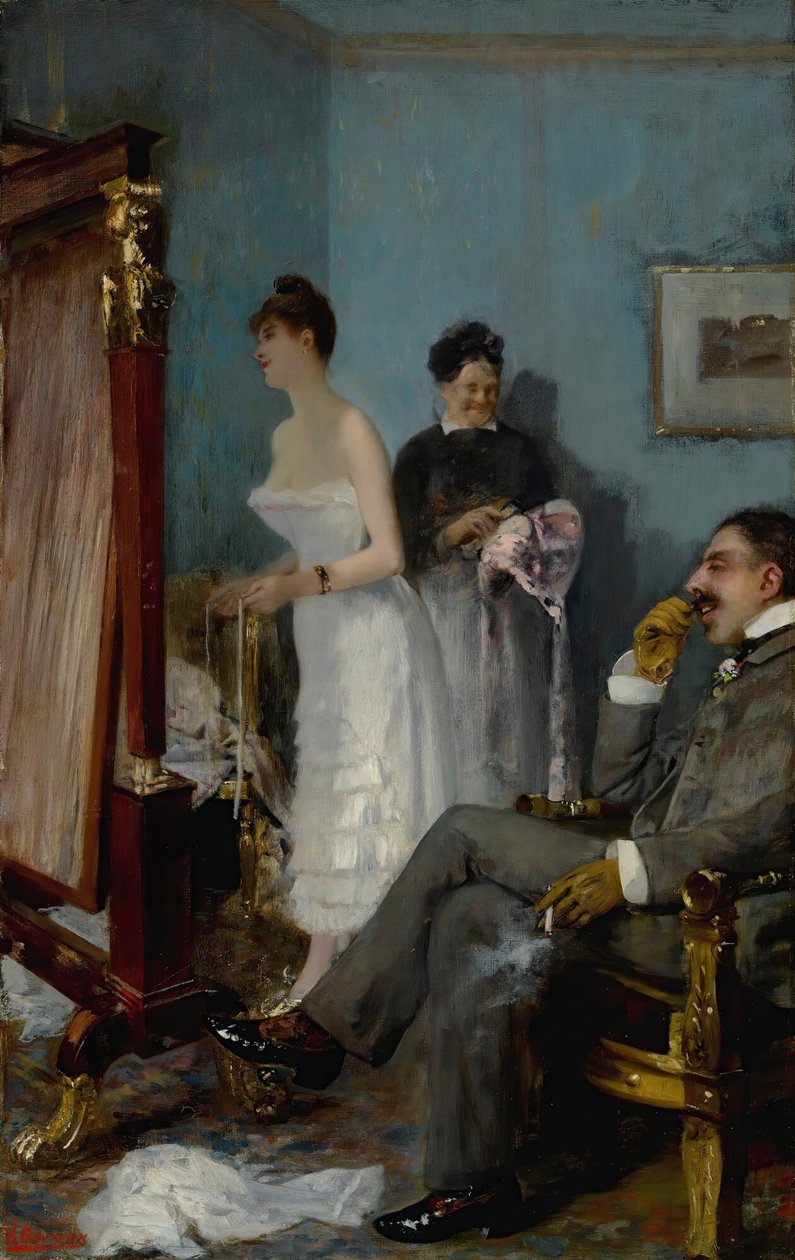 Nana, počátek 80. let 19. století. od Henri Gervex