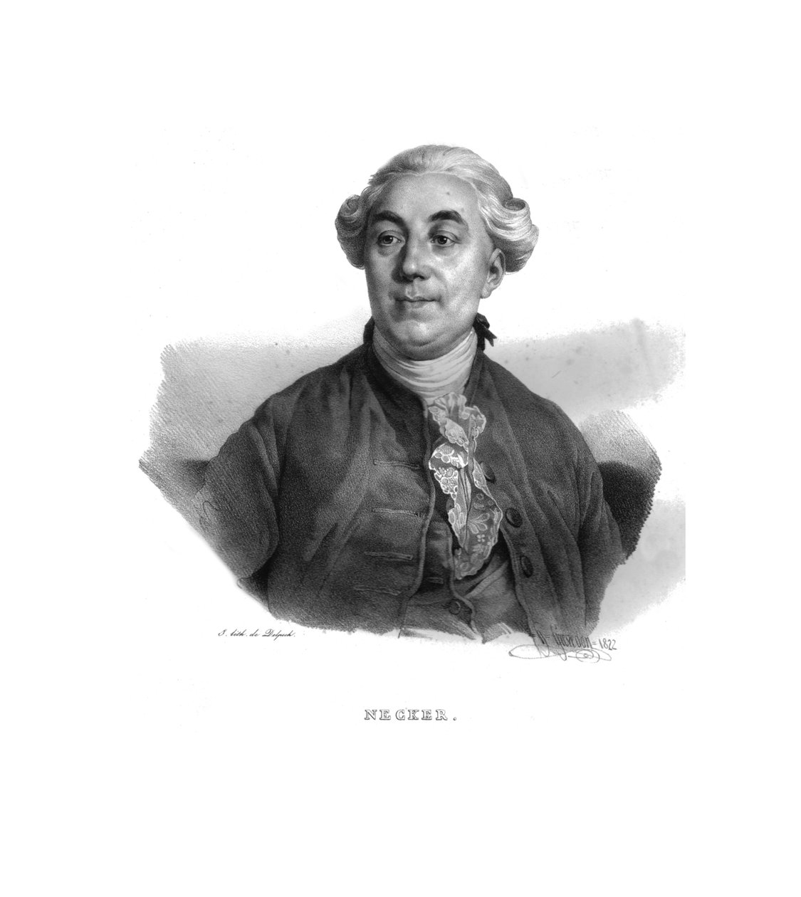 Necker, Jacques Necker, 1822 od Henri Grevedon