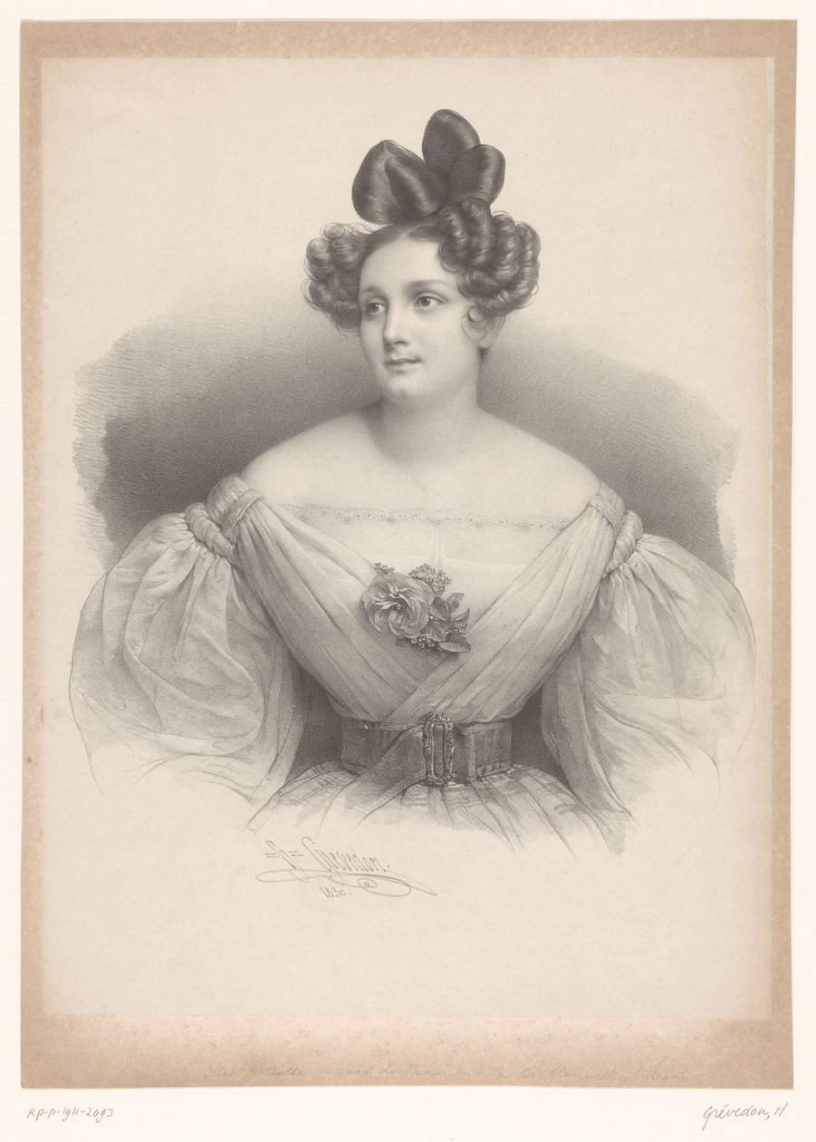 Je tam portrét Madame Nolte od Henri Grevedon