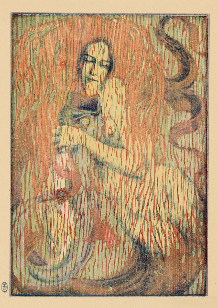 Hravá mořská panna, 1897 od Henri Heran