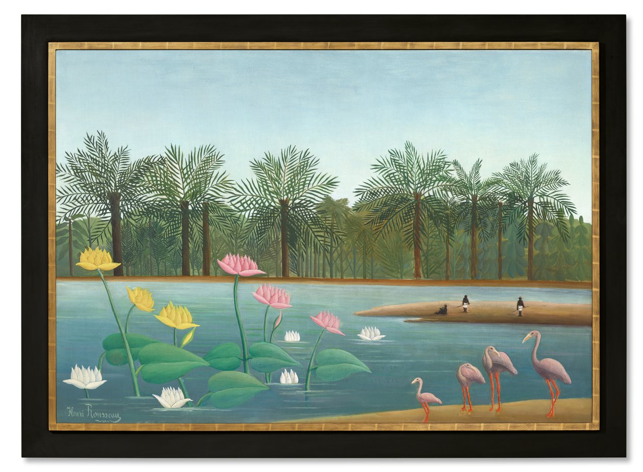 Plameňáci od Henri J.F. (1844 1910) Rousseau