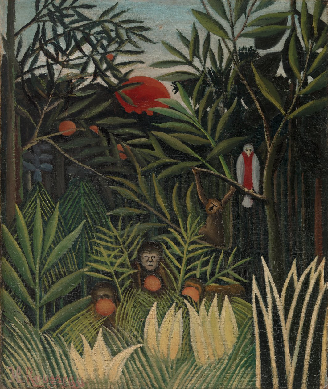 Krajina s opicemi od Henri J.F. 1844 1910 Rousseau