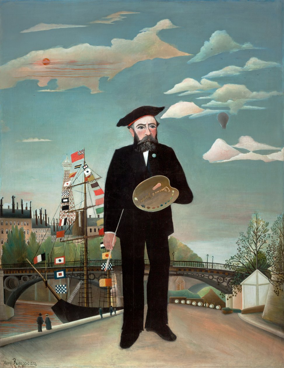 Já: Portrét-krajina, 1890 od Henri J.F. 1844 1910 Rousseau