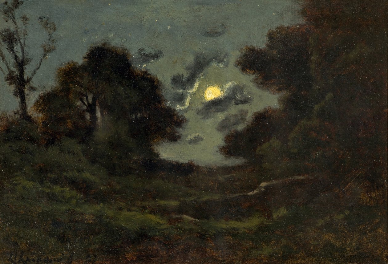 Měsíční svit, 1897 od Henri Joseph Harpignies