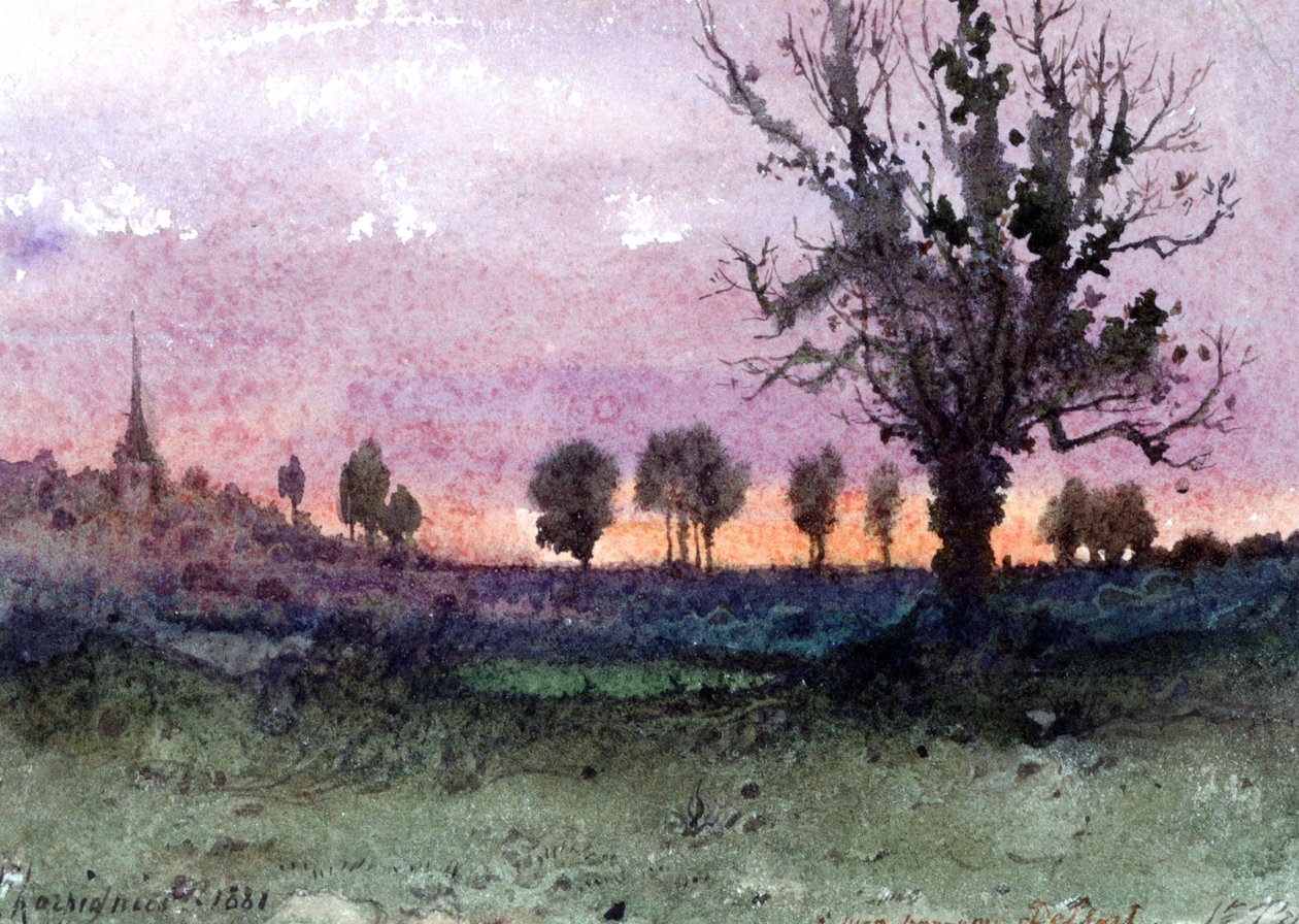 Krajina, 1881 od Henri Joseph Harpignies