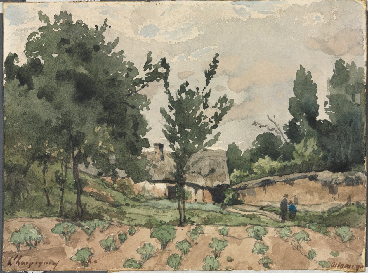 Krajina s farmou, 1892. od Henri Joseph Harpignies