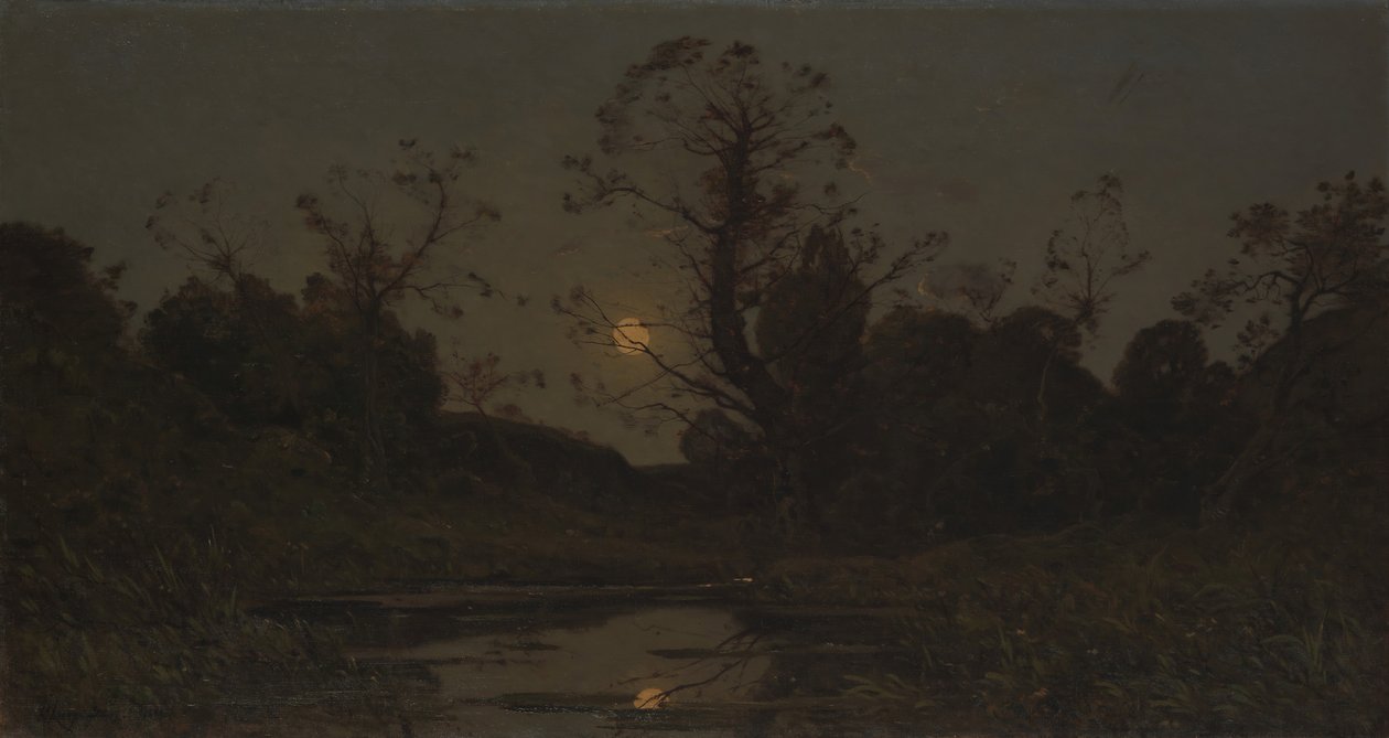 Východ měsíce, 1885. od Henri Joseph Harpignies