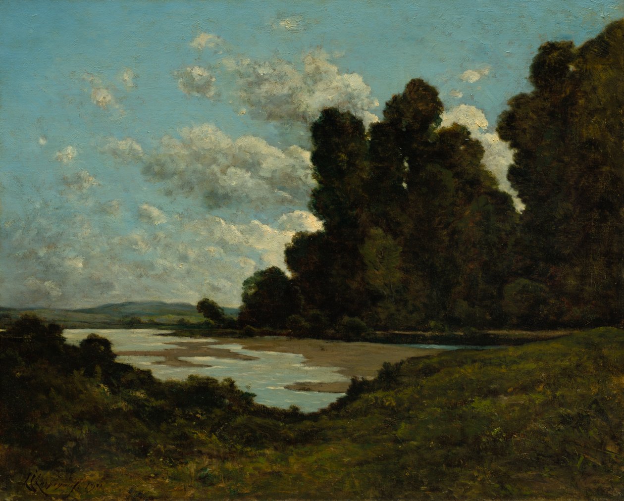 Řeka Loira v Nevers, 1901. od Henri Joseph Harpignies