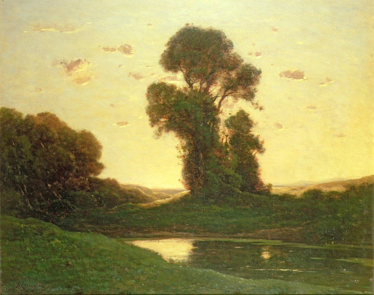 Pohled v Campagna od Henri Joseph Harpignies
