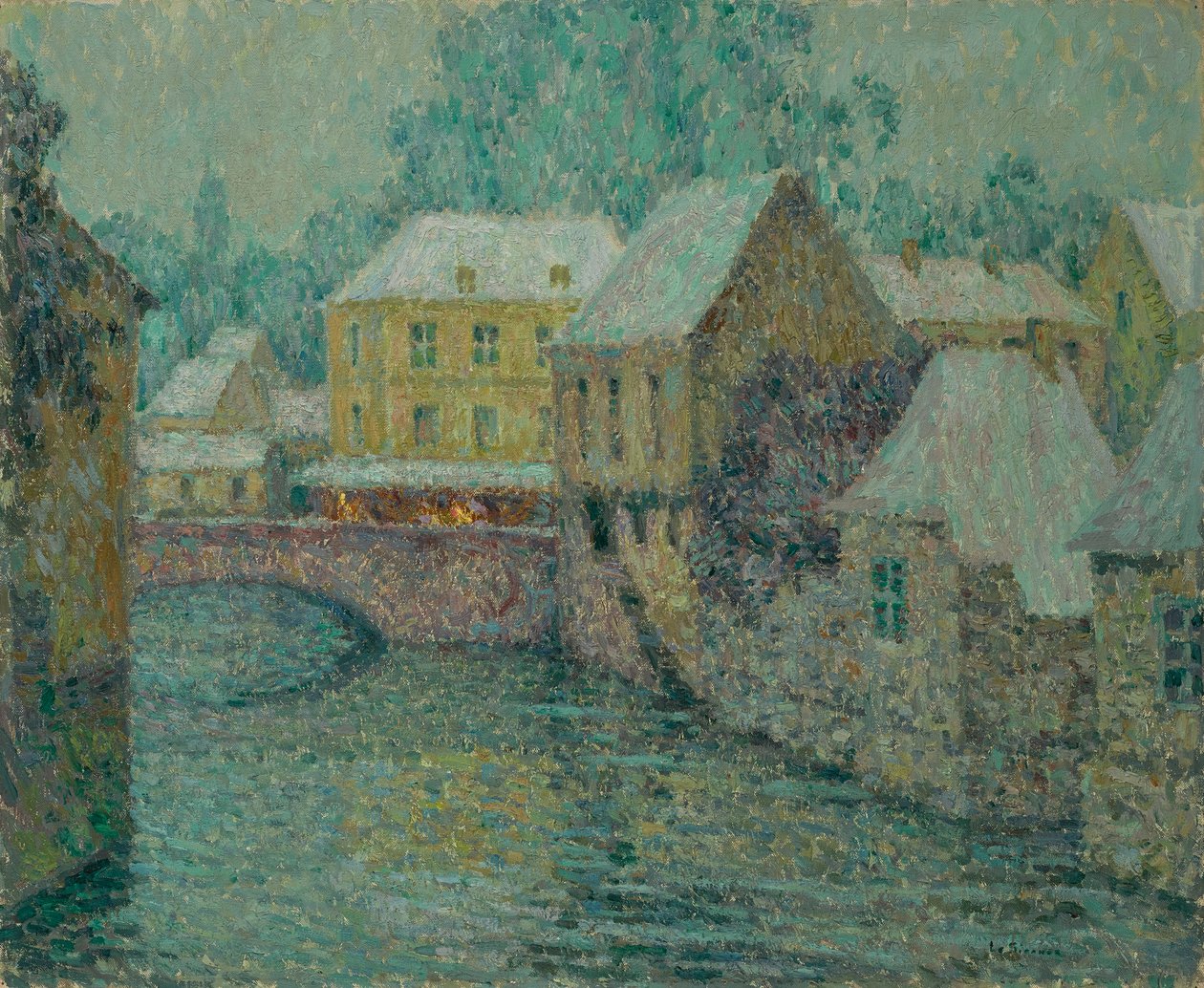 Neige Snow, 1917. od Henri Le Sidaner