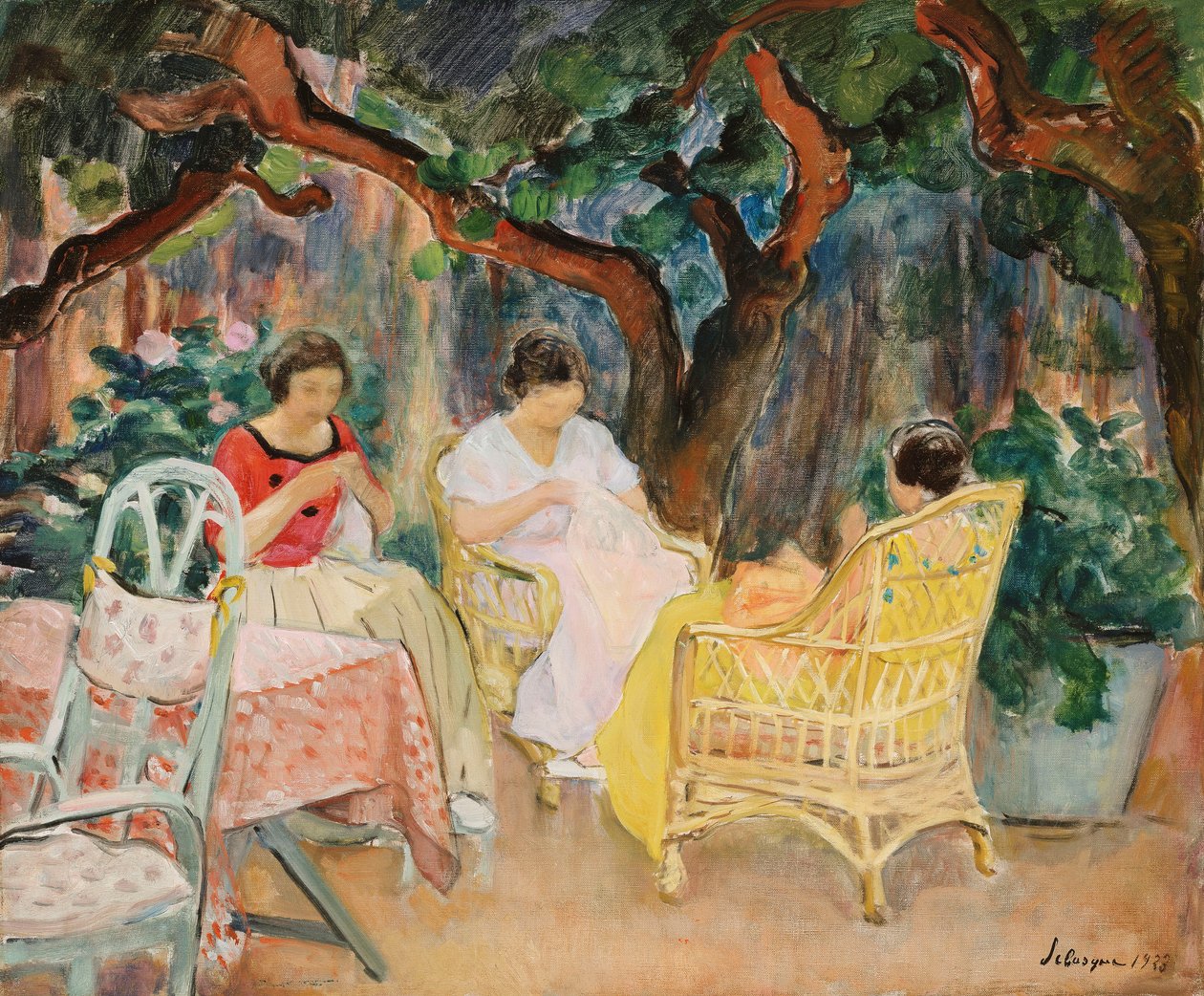 Odpoledne; Apres-midi, 1923 od Henri Lebasque