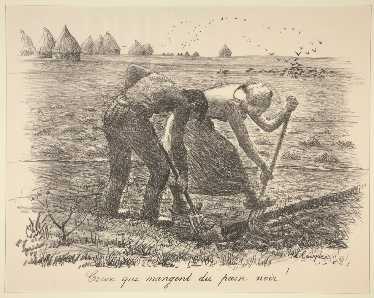 Ti, kteří jedí černý chléb od Henri Lebasque