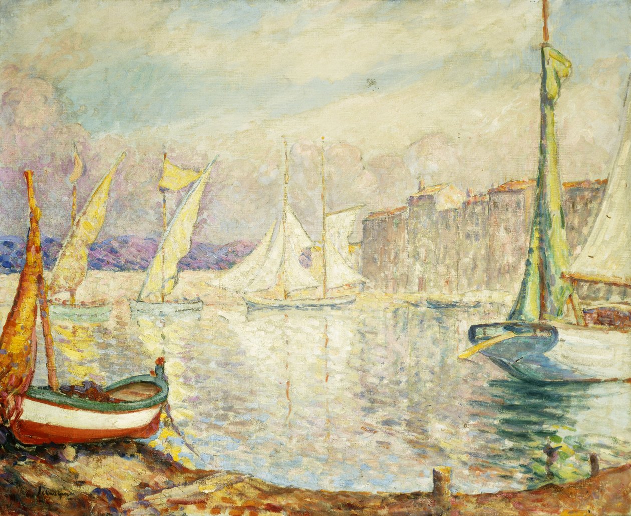 Přístav Saint Tropez, 1906 od Henri Lebasque