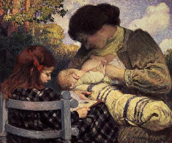 Mateřství, 1905 od Henri Lebasque