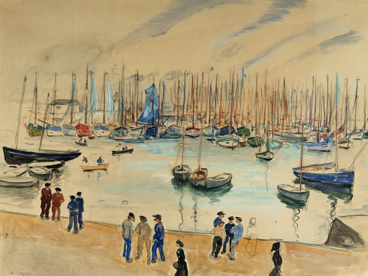 Otáčet se; Le Quai, od Henri Lebasque