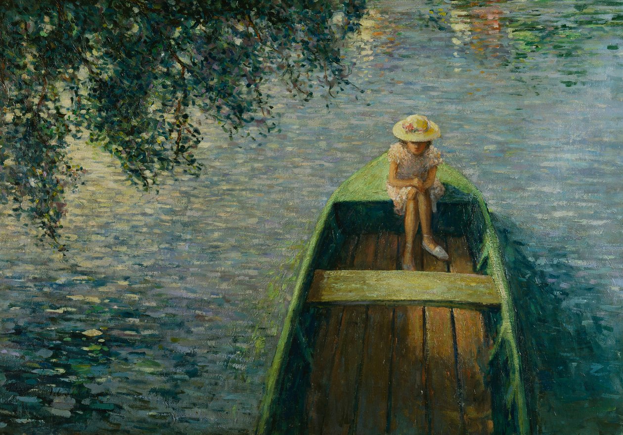 Loď na Marně, 1905 od Henri Lebasque