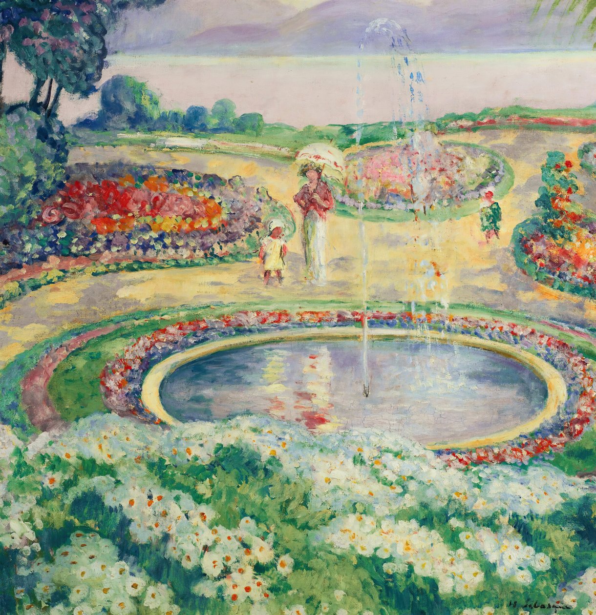 Květná zahrada. od Henri Lebasque