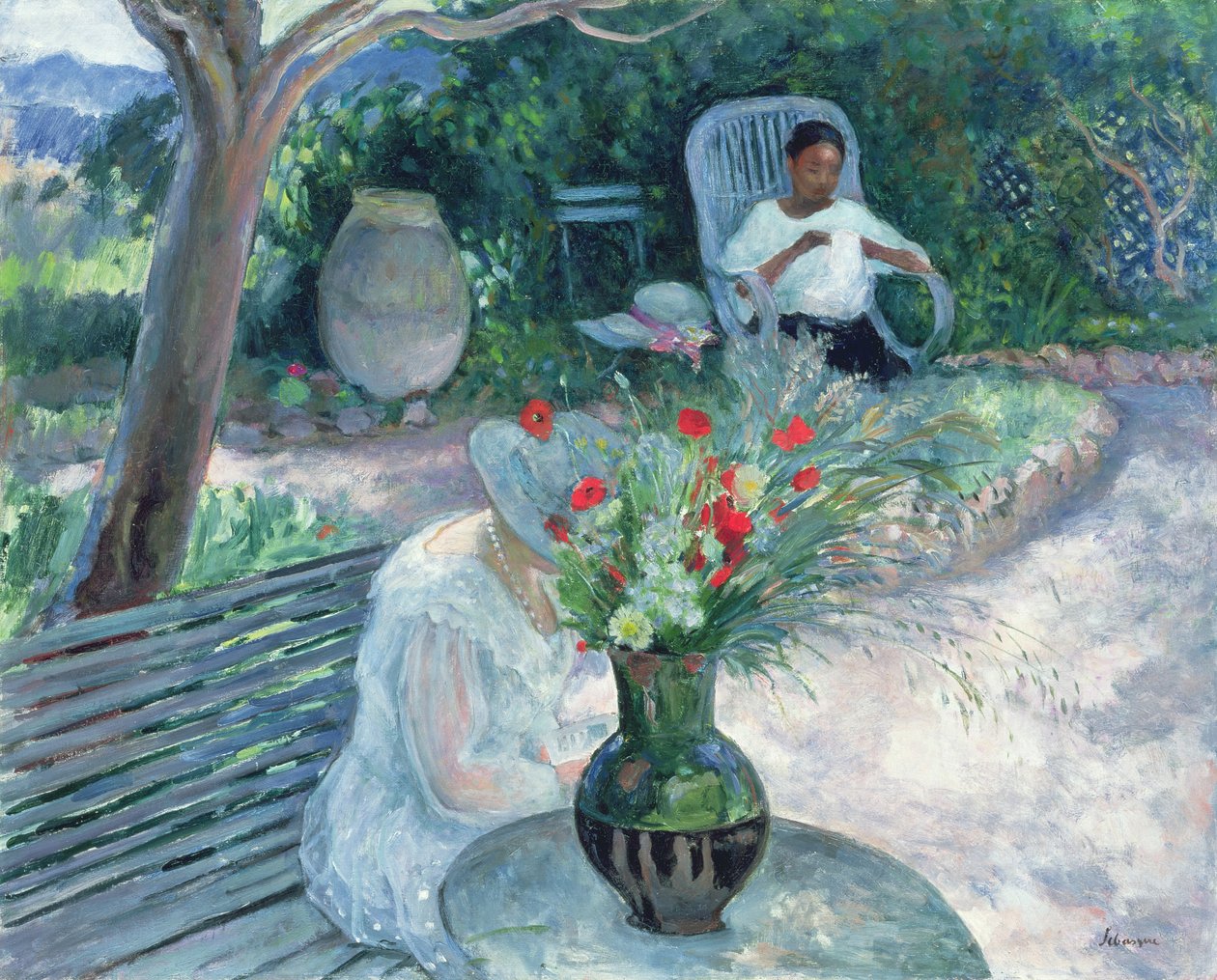 Zahrada Pradet, kolem roku 1923 od Henri Lebasque
