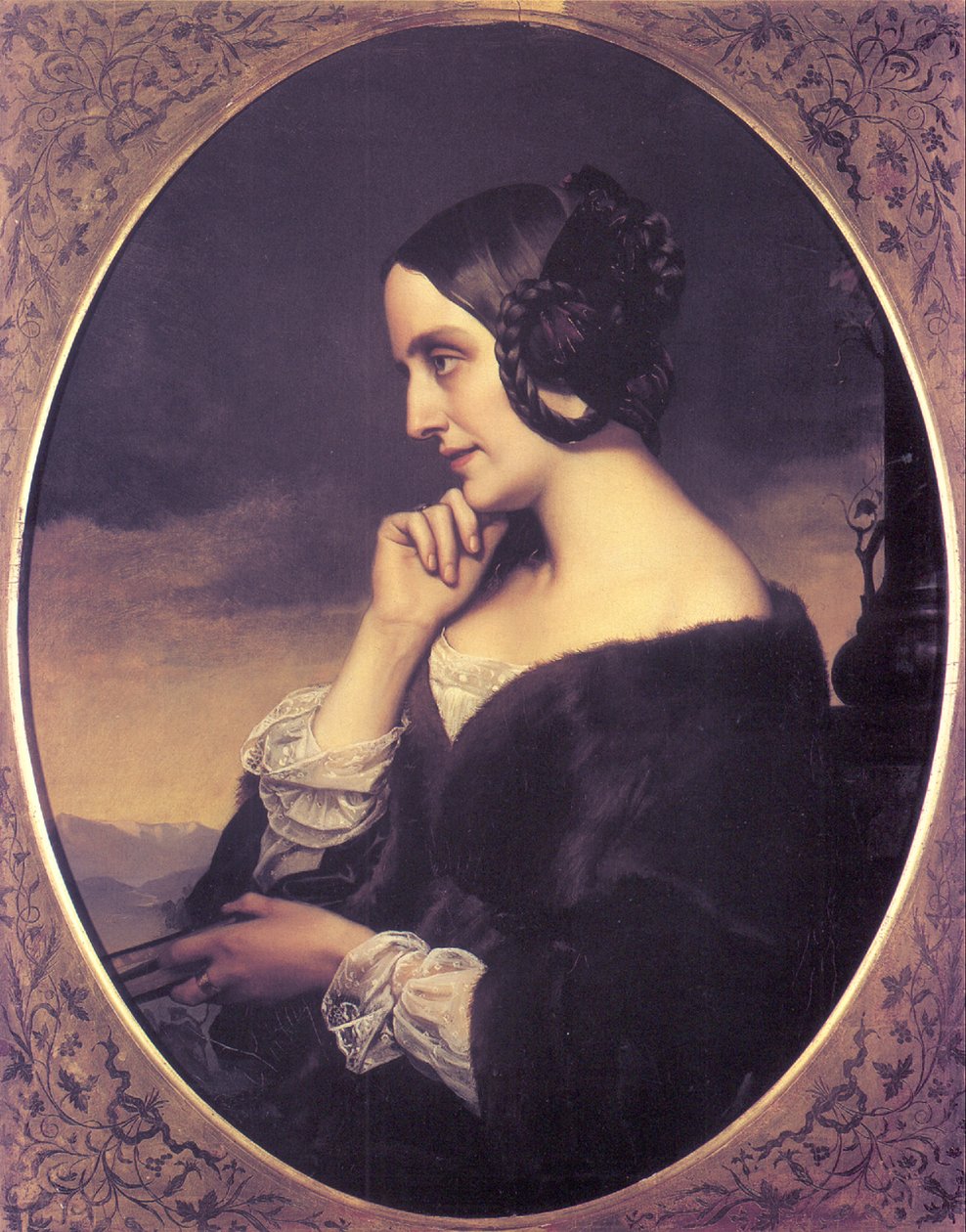 Portrét Marie dAgoult 1805-1876, 1843 od Henri Lehmann