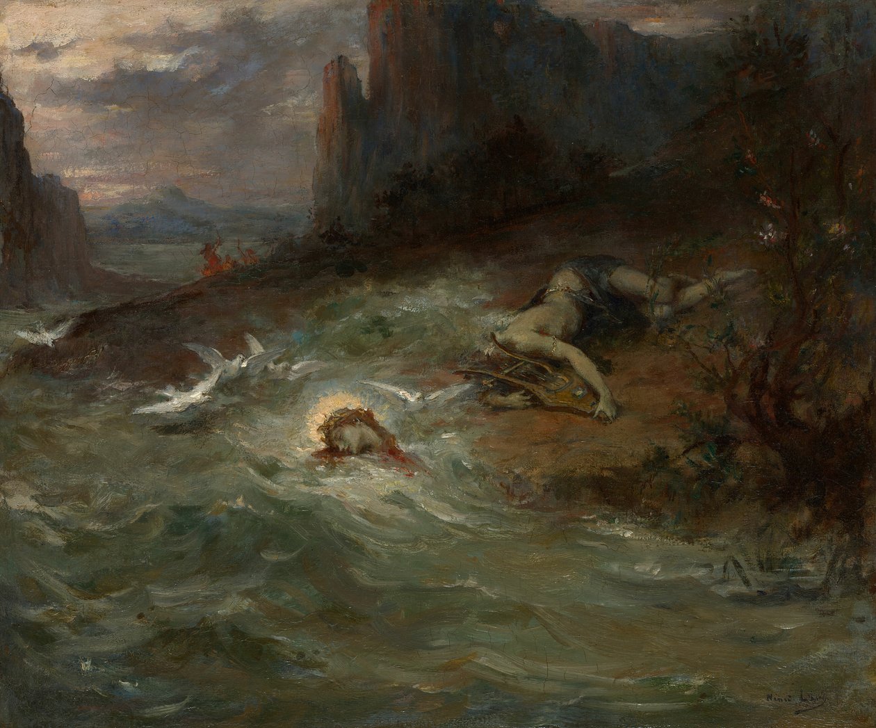 Smrt Orfea, c. 1870. od Henri Leopold Levy