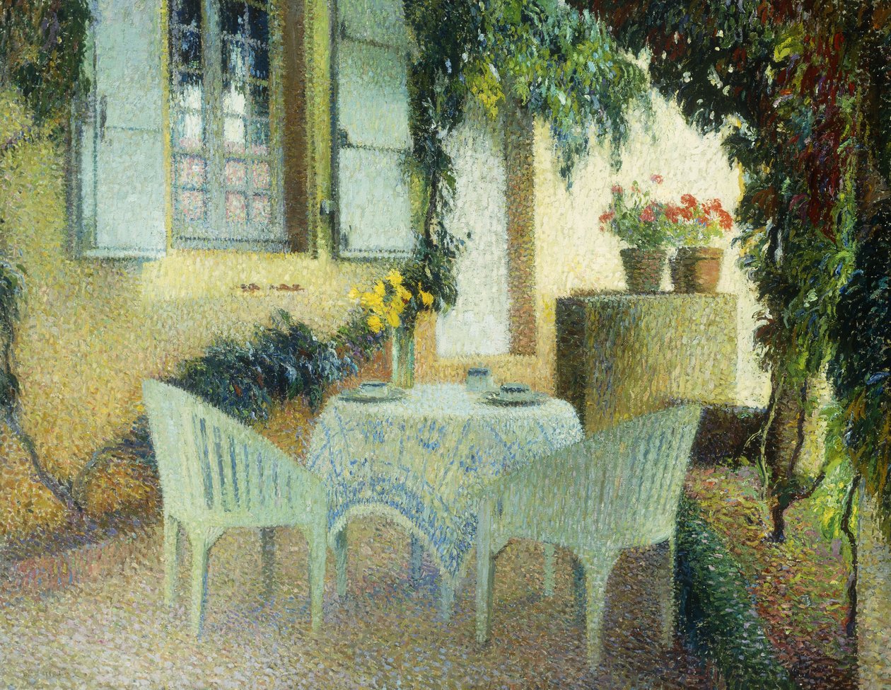 Terrace of the Manor v Marquayrol, od Henri Martin