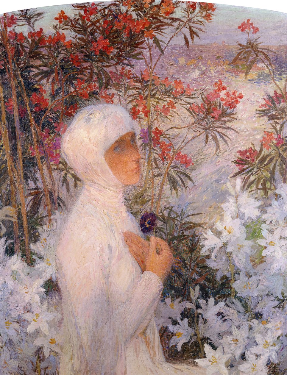 Básnířka; La Poetesse, c. 1890 od Henri Martin