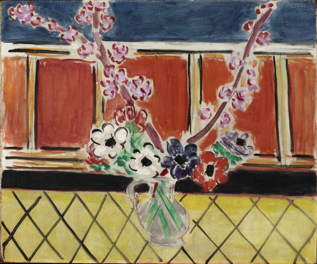 Sasanky a broskvoně od Henri Matisse