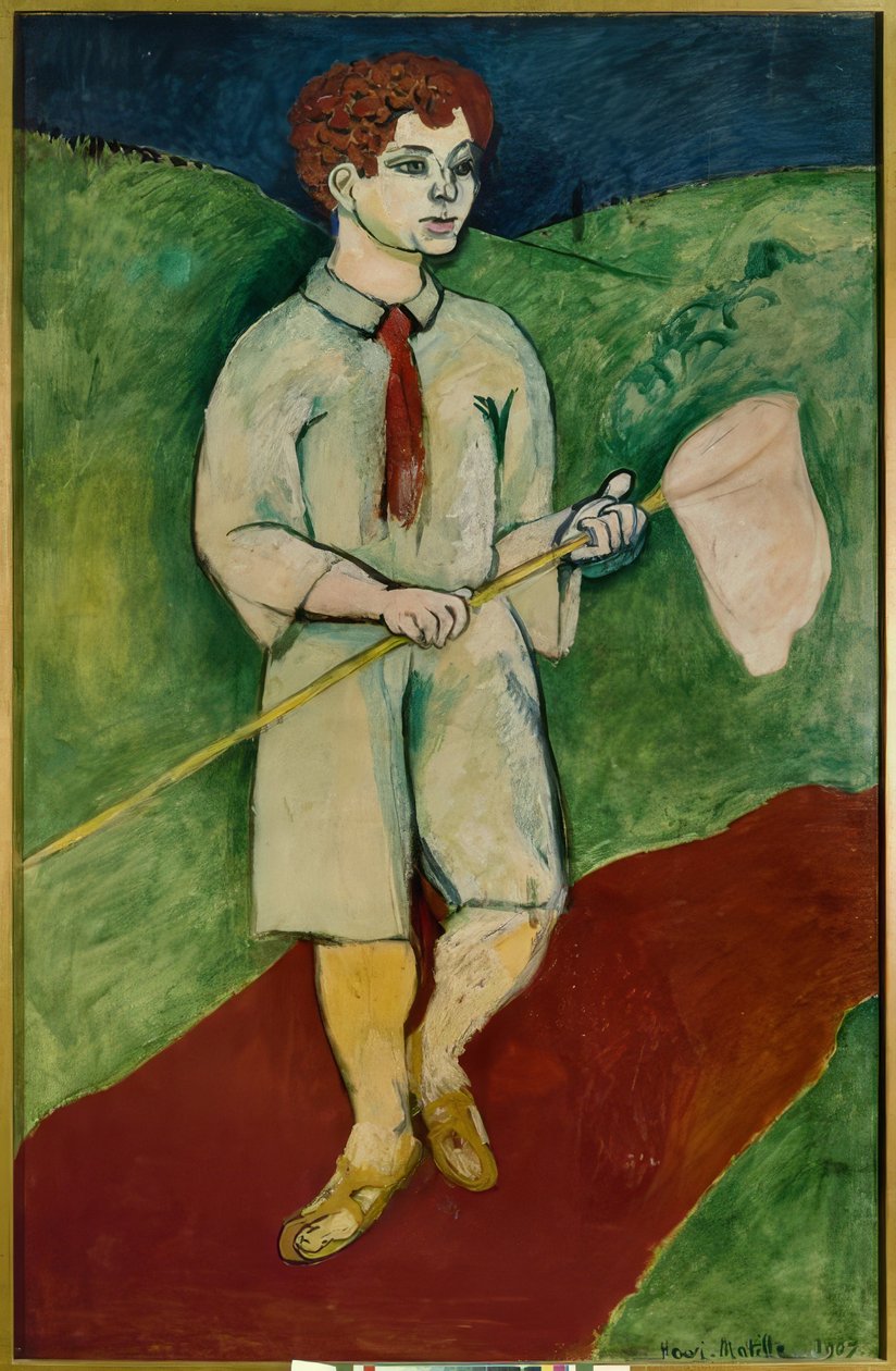 Chlapec s motýlí sítí od Henri Matisse