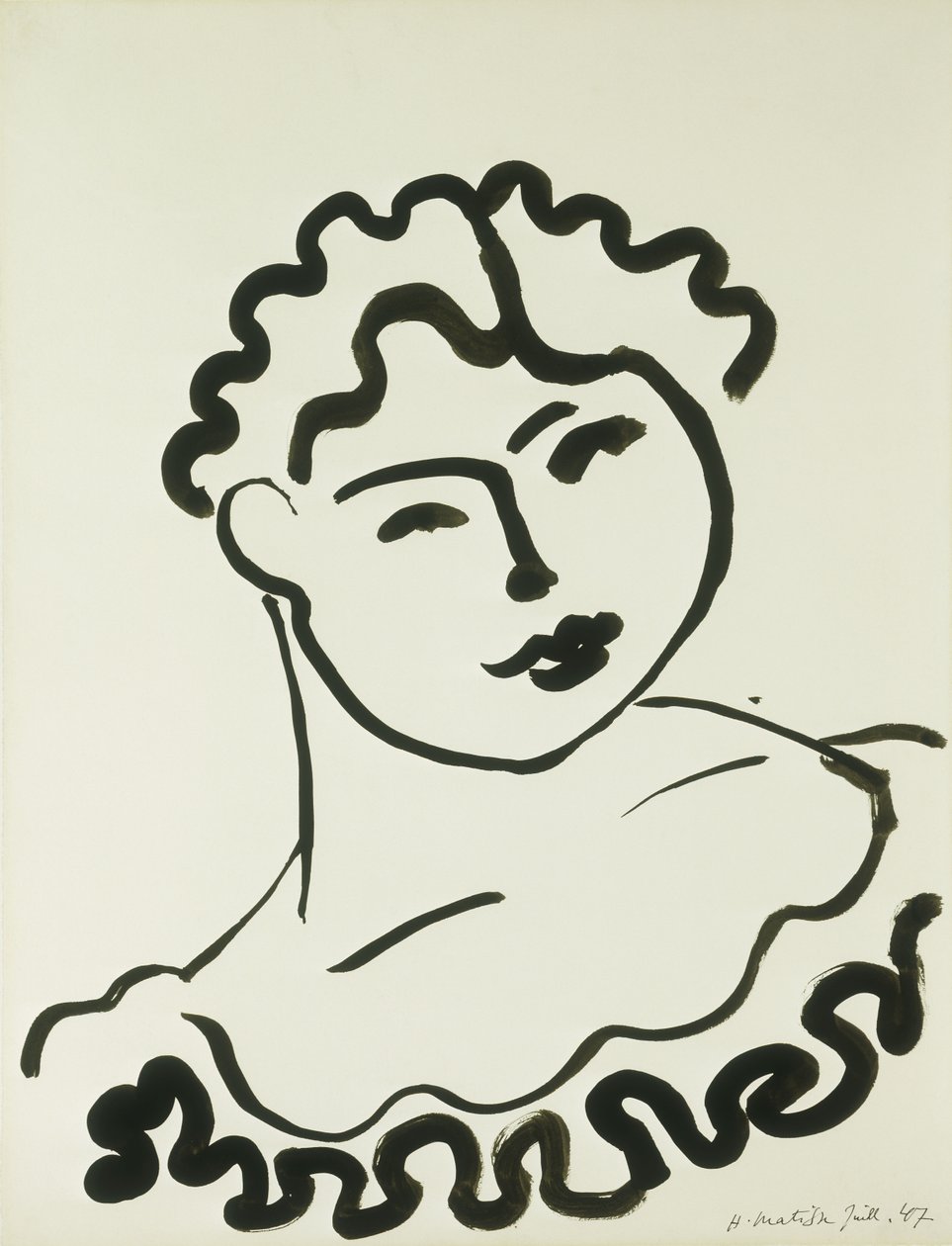 Ženská busta (Tati) od Henri Matisse