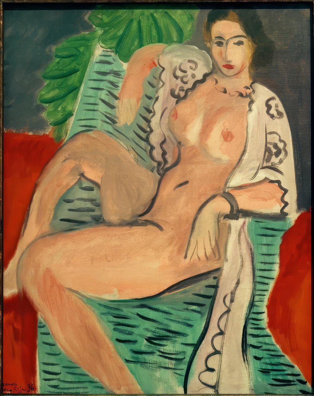 Obnažený akt od Henri Matisse