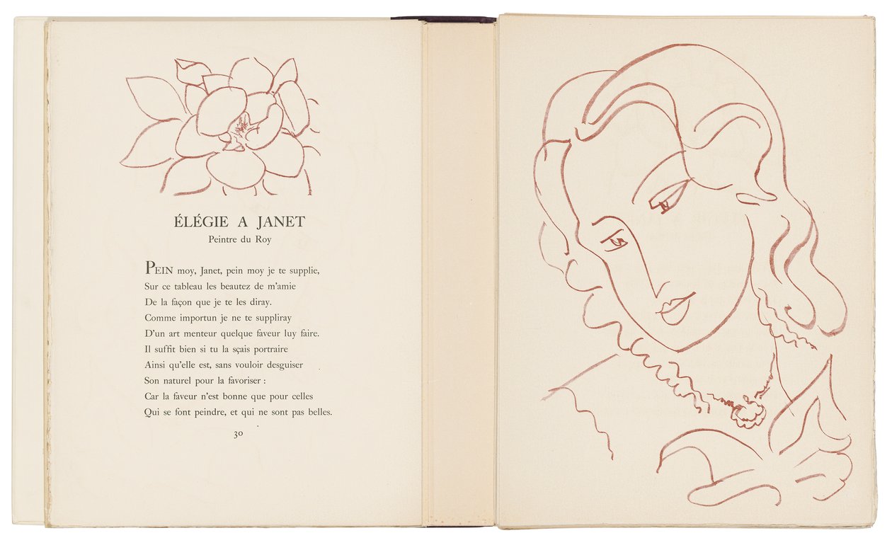 Výběr z Ronsardových Amours od Henri Matisse