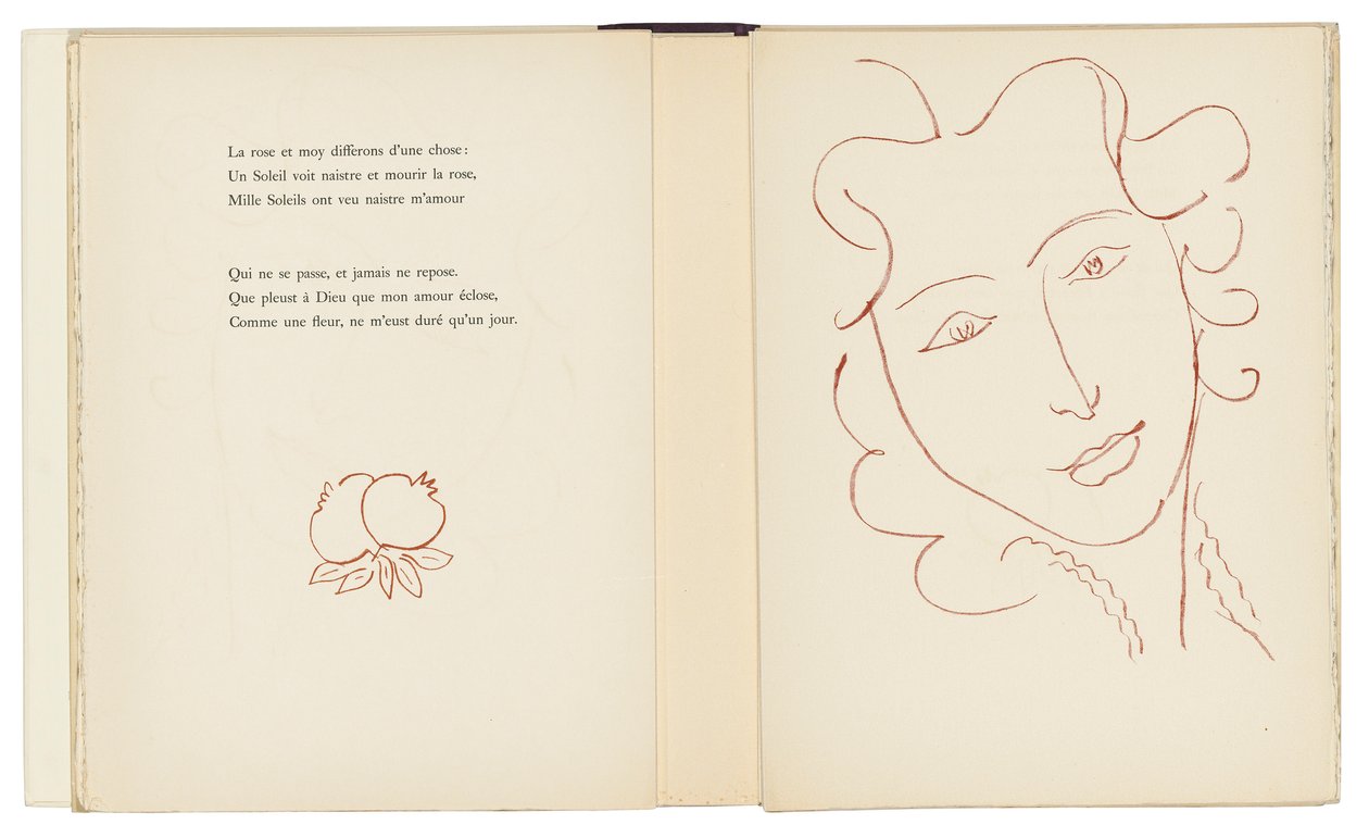 Výběr z Ronsardových Amours od Henri Matisse