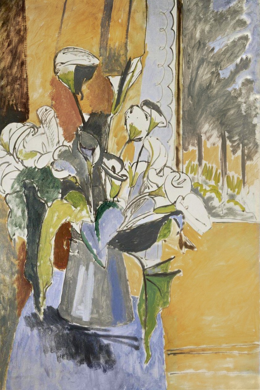 Květiny na parapetu od Henri Matisse