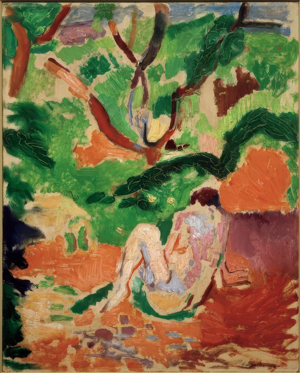 Nahý v lese od Henri Matisse