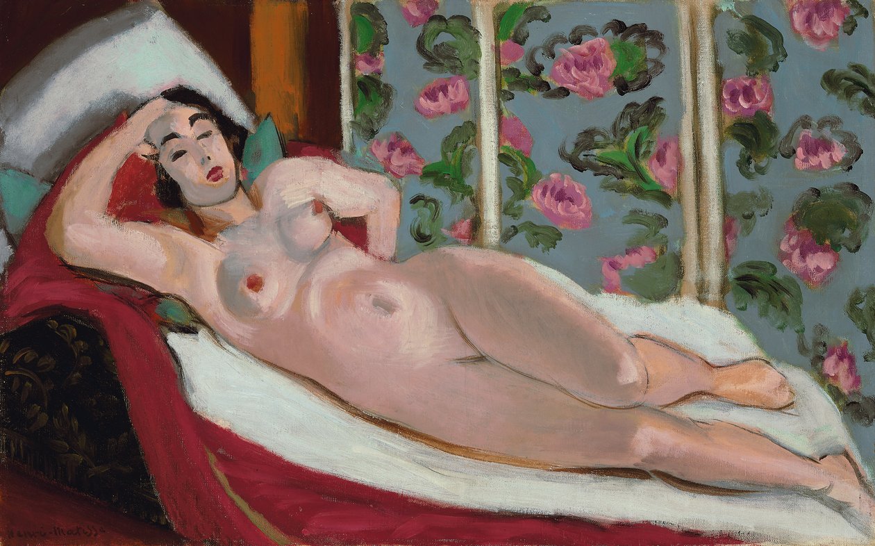 Akt na lehátku od Henri Matisse