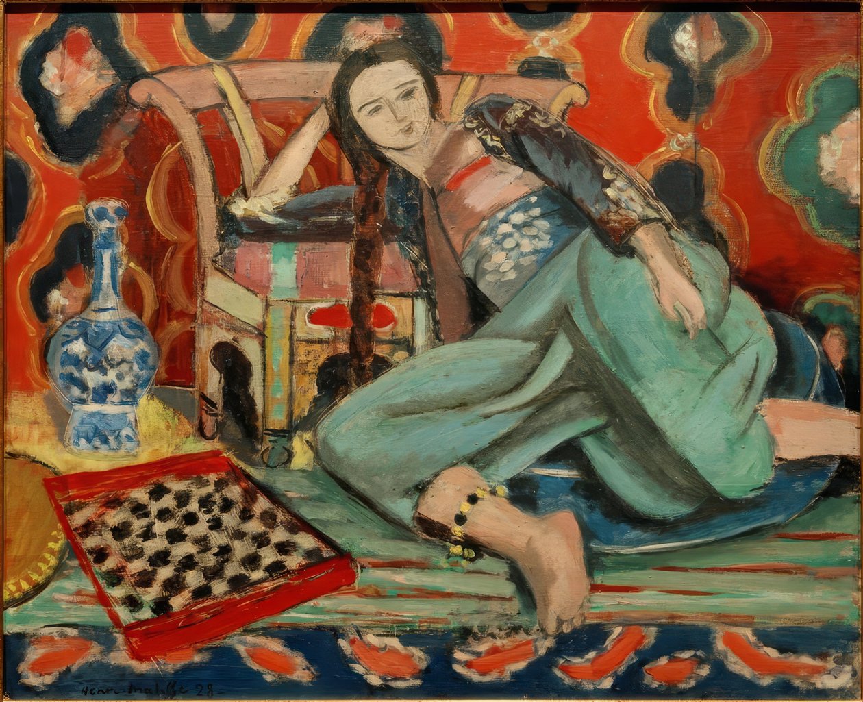 Odaliska v tureckém křesle od Henri Matisse