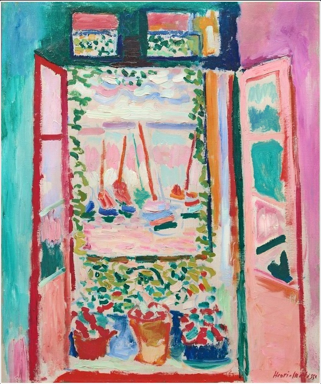 Otevřené okno, Collioure od Henri Matisse