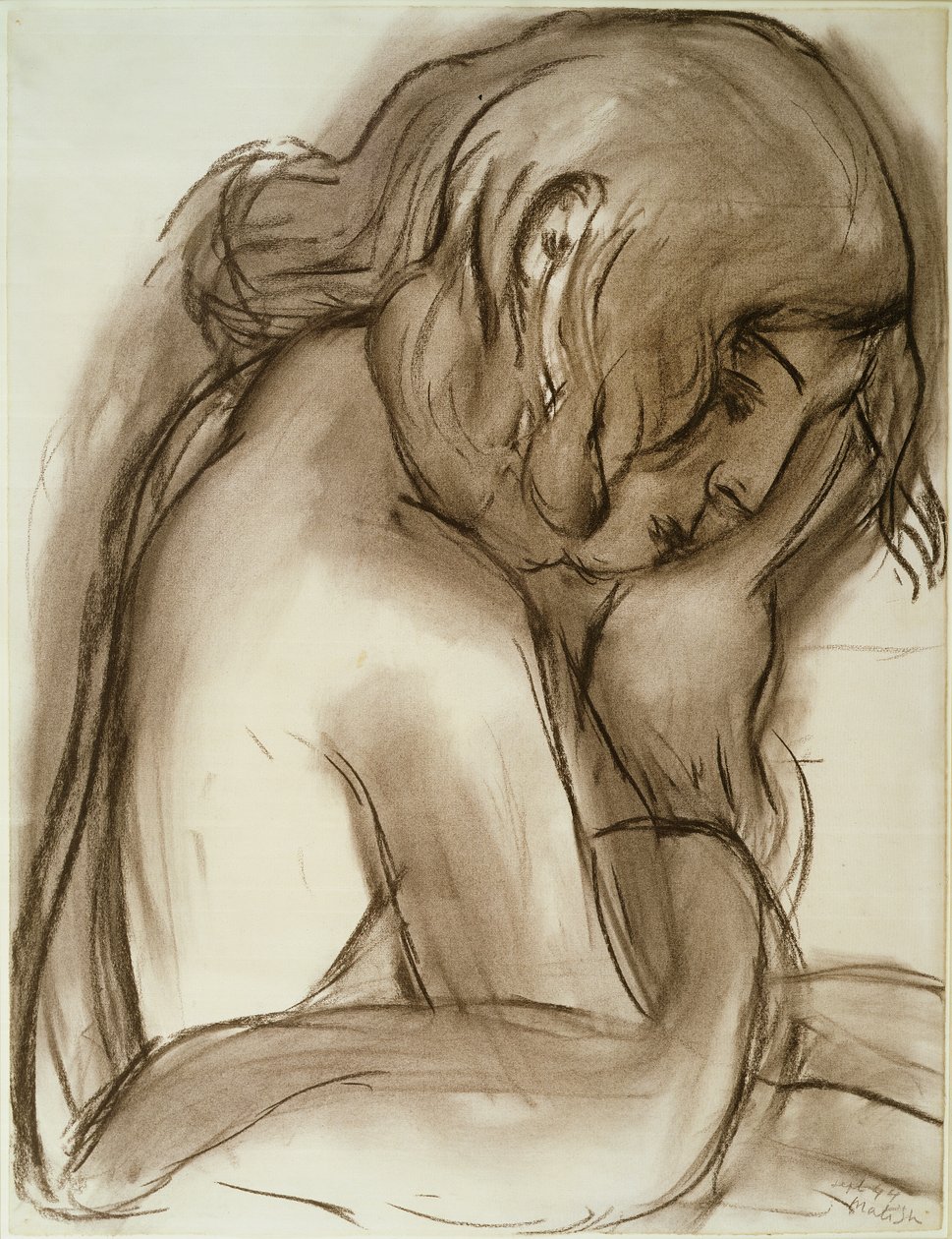 Portrét Jacqueline Duhemeové od Henri Matisse