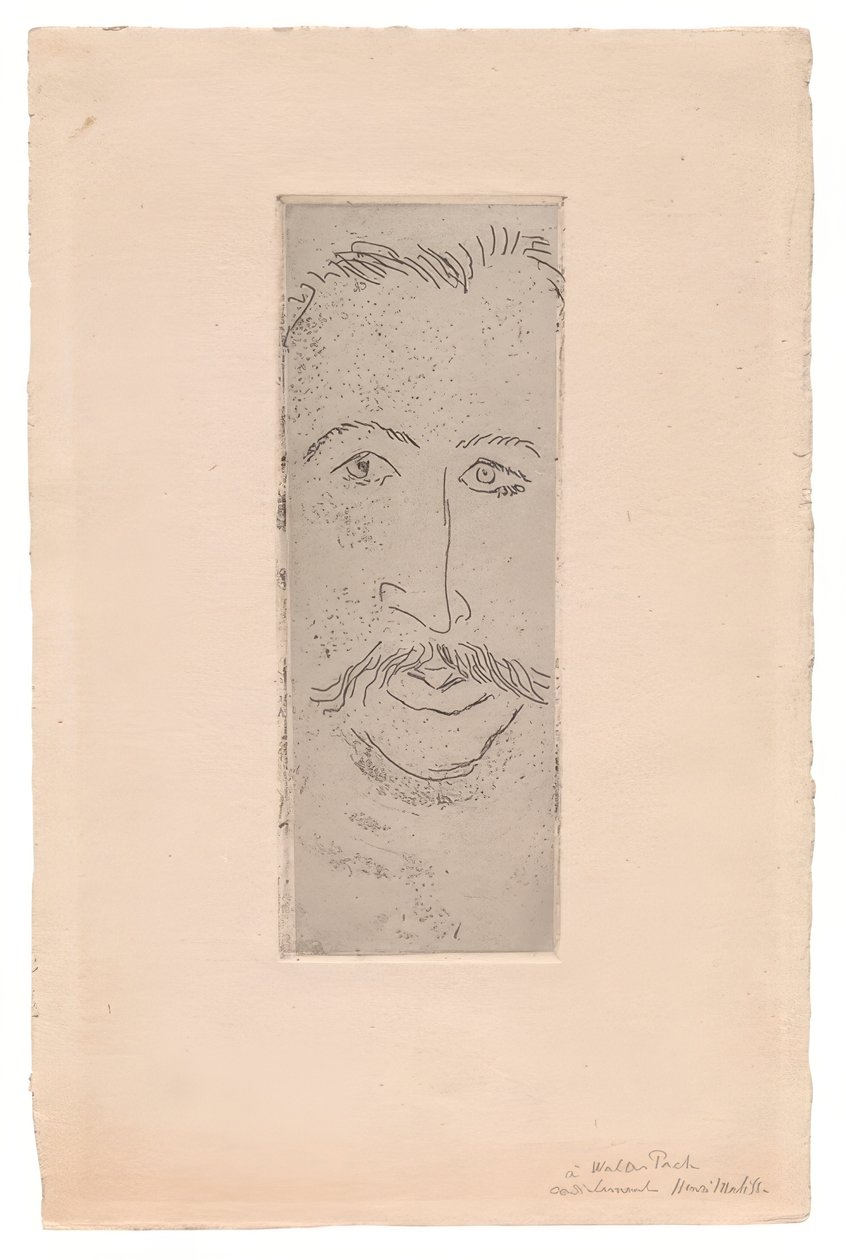 Portrét Waltera Pacha od Henri Matisse