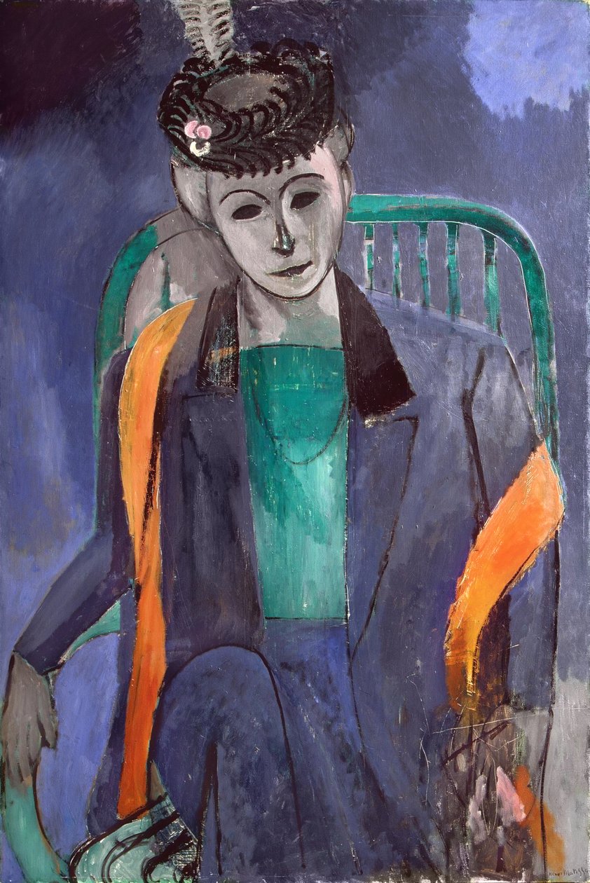 Portrét umělcovy ženy od Henri Matisse