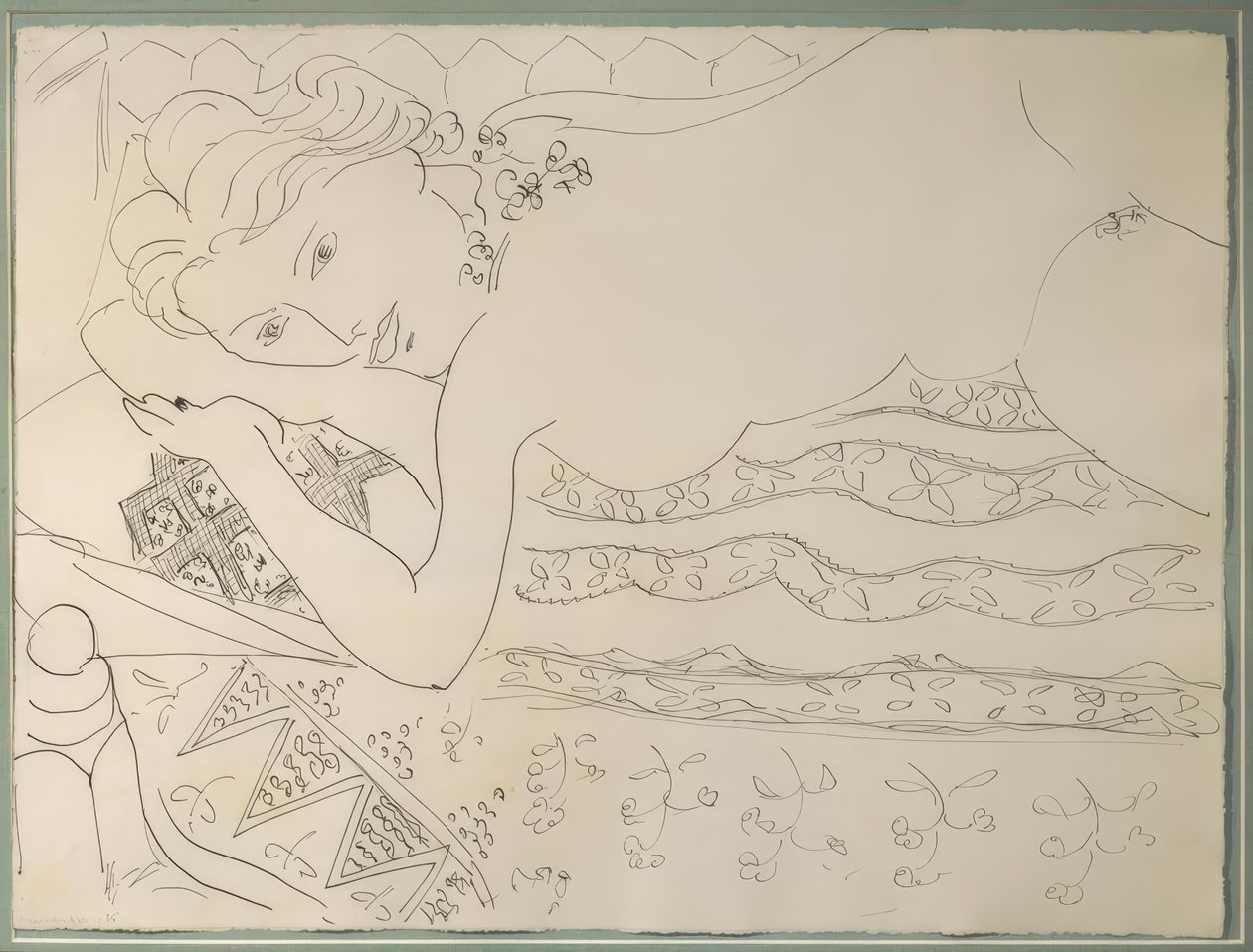 Ležící akt od Henri Matisse