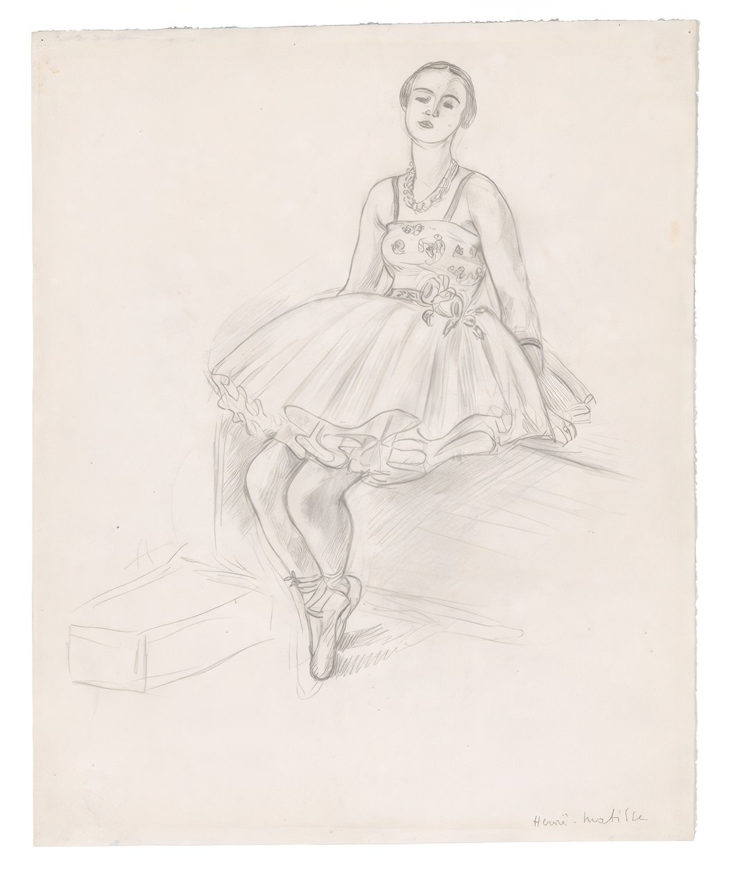 Sedící tanečnice od Henri Matisse