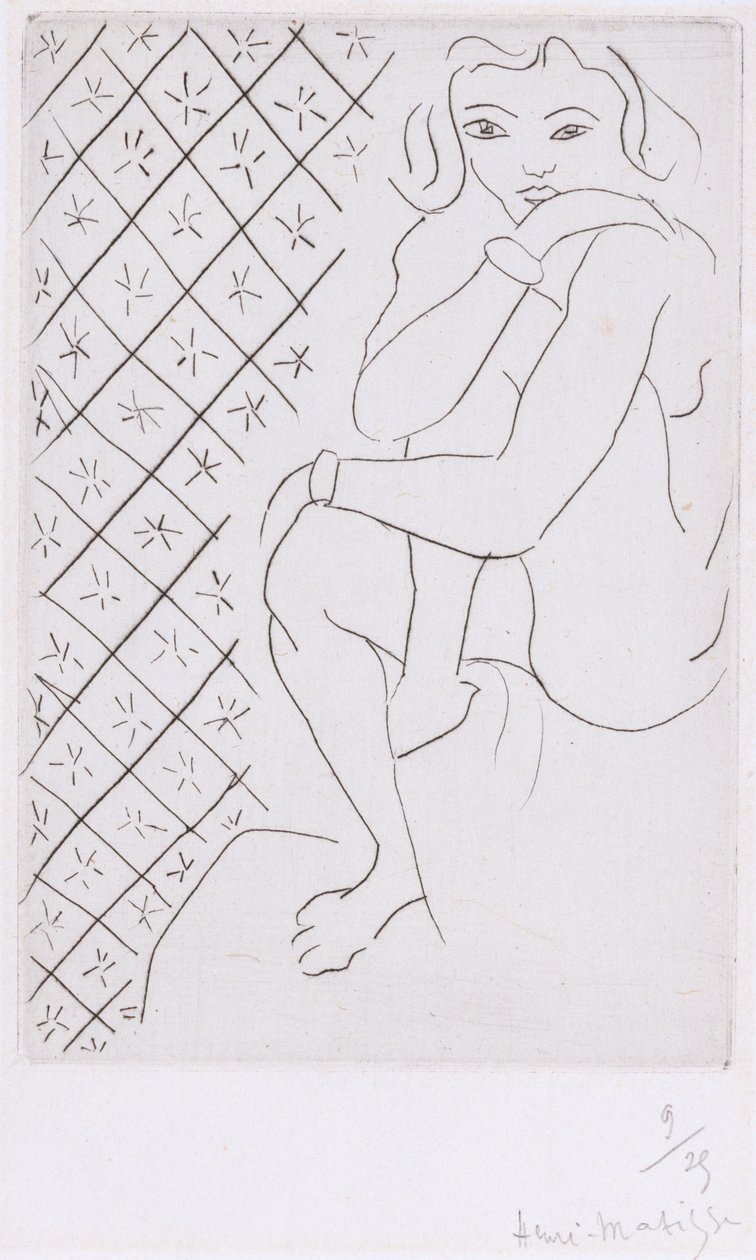 Sedící odaliska od Henri Matisse