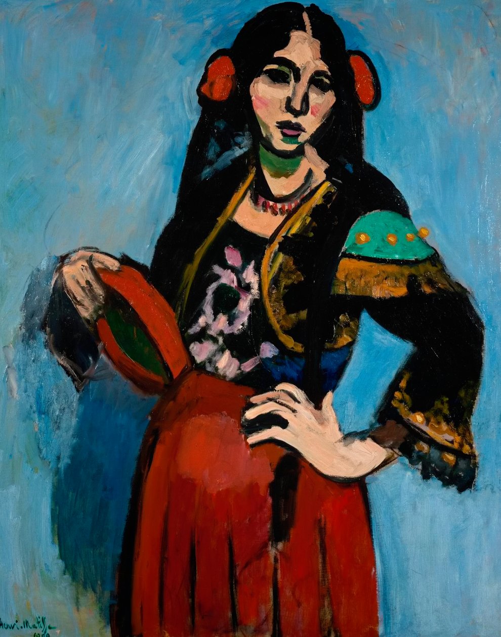 Španělka s tamburínou od Henri Matisse