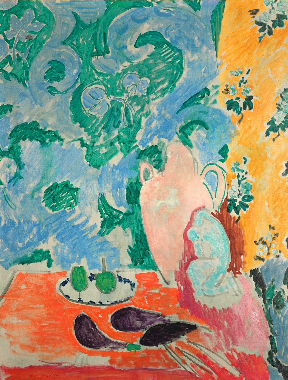 Zátiší s lilky od Henri Matisse