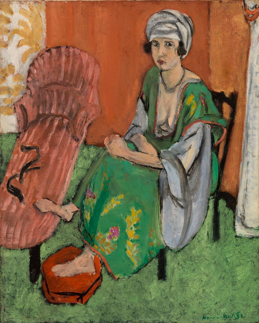Zelené šaty (La Robe verte) od Henri Matisse