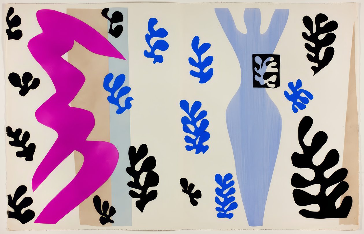 Vrhač nožů, z filmu Jazz od Henri Matisse